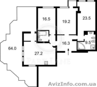 Видовая 3-х  комнатная квартира с большой  собственной терассой 64м - <ro>Изображение</ro><ru>Изображение</ru> #1, <ru>Объявление</ru> #657232