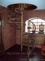 Лестницы - винтовые, кованые, марши. Ограждения балконов, художественная ковка. - <ro>Изображение</ro><ru>Изображение</ru> #1, <ru>Объявление</ru> #697058