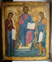 Икона Спас на престоле с Предстоящими 52.6 х 43.3 - <ro>Изображение</ro><ru>Изображение</ru> #1, <ru>Объявление</ru> #729231