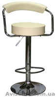 Высокий барный стул HY 306 бежевый, черный, белый Киев - <ro>Изображение</ro><ru>Изображение</ru> #1, <ru>Объявление</ru> #824798