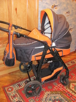 Продам детскую коляску Тутис Трио 2 в 1   - <ro>Изображение</ro><ru>Изображение</ru> #2, <ru>Объявление</ru> #877998