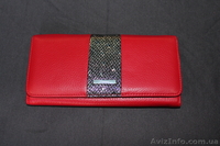 Красный кожаный кошелек Prensiti red - <ro>Изображение</ro><ru>Изображение</ru> #1, <ru>Объявление</ru> #889623
