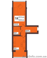 Продается 1 комнатная квартира в новом кирпичном доме с лифтом, просторная кухня - <ro>Изображение</ro><ru>Изображение</ru> #4, <ru>Объявление</ru> #897681