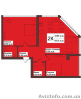 2 комнатная квартира в ЖК Львовском, новый дом, кухня-гостиная - <ro>Изображение</ro><ru>Изображение</ru> #2, <ru>Объявление</ru> #897674