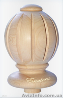 Деревянные точеные и фрезерованные шары и навершия для столбов лестниц - <ro>Изображение</ro><ru>Изображение</ru> #1, <ru>Объявление</ru> #904621