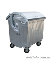 Контейнер для сбора ТБО со сдвижной крышкой на 1100 л. Со склада и под заказ - <ro>Изображение</ro><ru>Изображение</ru> #3, <ru>Объявление</ru> #904193