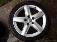 Диски 17 Audi з резиною Dunlop - <ro>Изображение</ro><ru>Изображение</ru> #2, <ru>Объявление</ru> #929347