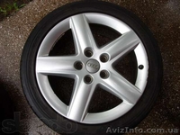 Диски 17 Audi з резиною Dunlop - <ro>Изображение</ro><ru>Изображение</ru> #3, <ru>Объявление</ru> #929347