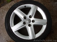 Диски 17 Audi з резиною Dunlop - <ro>Изображение</ro><ru>Изображение</ru> #4, <ru>Объявление</ru> #929347