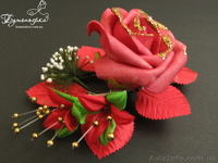 Свадебные бутоньерки ручной работы - <ro>Изображение</ro><ru>Изображение</ru> #2, <ru>Объявление</ru> #988230