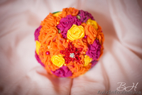 Свадебный брошь-букет из лент, ткани, брошей - <ro>Изображение</ro><ru>Изображение</ru> #8, <ru>Объявление</ru> #1098950