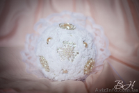 Свадебный брошь-букет из лент, ткани, брошей - <ro>Изображение</ro><ru>Изображение</ru> #9, <ru>Объявление</ru> #1098950