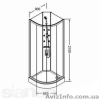 Душевая кабина (гидробокс) пр-ва Италия - <ro>Изображение</ro><ru>Изображение</ru> #2, <ru>Объявление</ru> #1112047