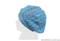 Ажурный берет демисезонный для девочек. Хлопок/вискоза. - <ro>Изображение</ro><ru>Изображение</ru> #6, <ru>Объявление</ru> #1230909