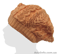 Ажурный берет демисезонный для девочек. Хлопок/вискоза. - <ro>Изображение</ro><ru>Изображение</ru> #8, <ru>Объявление</ru> #1230909