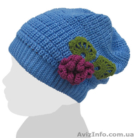 Нарядная шапочка демисезонная для девочек. Хлопок/вискоза. - <ro>Изображение</ro><ru>Изображение</ru> #7, <ru>Объявление</ru> #1230912