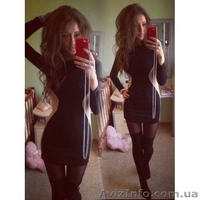 Трикотажное Платье со вставками по бокам - <ro>Изображение</ro><ru>Изображение</ru> #3, <ru>Объявление</ru> #1255910