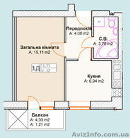 Дешевые 1-но, 2-х, 3-х комнатные квартиры под Киевом! - <ro>Изображение</ro><ru>Изображение</ru> #3, <ru>Объявление</ru> #1304845