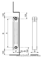 Радиатор Nova Florida Extra Therm S5 500-100 - <ro>Изображение</ro><ru>Изображение</ru> #4, <ru>Объявление</ru> #1311979
