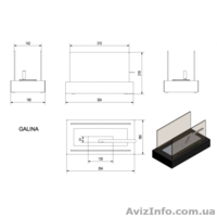 Биокамин напольный с защитным стеклом, модель Kratki Galina, Польша  - <ro>Изображение</ro><ru>Изображение</ru> #3, <ru>Объявление</ru> #1314717