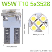 Светодиодная Led автолампа W5W T10 12V вольт - <ro>Изображение</ro><ru>Изображение</ru> #4, <ru>Объявление</ru> #1320316