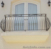 Балконы и балконные ограждения из черного металла, с коваными элемента - <ro>Изображение</ro><ru>Изображение</ru> #3, <ru>Объявление</ru> #529936