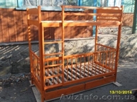   Масивная Двухъярусная кровать с дерева ольхи. - <ro>Изображение</ro><ru>Изображение</ru> #2, <ru>Объявление</ru> #915142