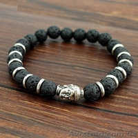 Браслет из вулканической лавы - <ro>Изображение</ro><ru>Изображение</ru> #1, <ru>Объявление</ru> #1494280