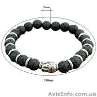 Браслет из вулканической лавы - <ro>Изображение</ro><ru>Изображение</ru> #2, <ru>Объявление</ru> #1494280