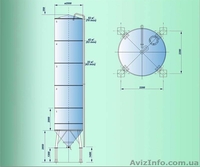 Цементный силос для навального цемента,стальной - <ro>Изображение</ro><ru>Изображение</ru> #2, <ru>Объявление</ru> #1515234