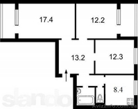 3к квартира по ул.Бальзака 92-А  - <ro>Изображение</ro><ru>Изображение</ru> #1, <ru>Объявление</ru> #1527296