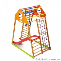 Детский спортивный комплекс для дома KindWood Plus 1 - <ro>Изображение</ro><ru>Изображение</ru> #4, <ru>Объявление</ru> #1604342