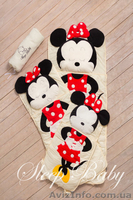 Мимишный спальный конвертик детям Минни Маус (размер в ассортименте) - <ro>Изображение</ro><ru>Изображение</ru> #2, <ru>Объявление</ru> #1600702