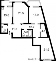 Продам 3х квартиру на Пчелки 5 (хозяин) - <ro>Изображение</ro><ru>Изображение</ru> #2, <ru>Объявление</ru> #1627071