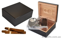 Хьюмидоры кедровые с набором: пепельница, гильотина, футляр для сигар - <ro>Изображение</ro><ru>Изображение</ru> #1, <ru>Объявление</ru> #1631249
