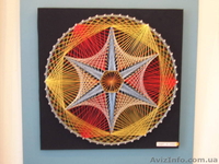 Никтографика ниточный дизайн искусство картины хобби народное творчест - <ro>Изображение</ro><ru>Изображение</ru> #4, <ru>Объявление</ru> #1593412