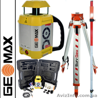 РОТАЦИОННЫЙ НИВЕЛИР GEOMAX LT200 + ШТАТИВ  + рейка 2,4м  - <ro>Изображение</ro><ru>Изображение</ru> #1, <ru>Объявление</ru> #1642382