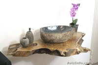 Зеркало вырезанное из среза ореха. Под заказ. - <ro>Изображение</ro><ru>Изображение</ru> #3, <ru>Объявление</ru> #1641248