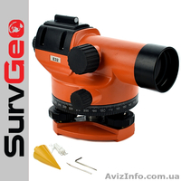 КОМПЛЕКТ ОПТИЧЕСКОГО НИВЕЛИРА SURVGEO E32P + ШТАТИВ + РЕЙКА 5М - <ro>Изображение</ro><ru>Изображение</ru> #2, <ru>Объявление</ru> #1642379