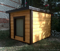 Будка для собак. Деревянная будка для собак. Собачья будка - <ro>Изображение</ro><ru>Изображение</ru> #7, <ru>Объявление</ru> #1592137