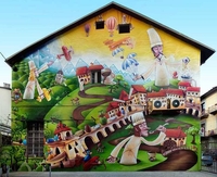 Роспись фасада, Мурал-арт, Рисунок на здании, Художественное оформление зданий,  - <ro>Изображение</ro><ru>Изображение</ru> #3, <ru>Объявление</ru> #1649946