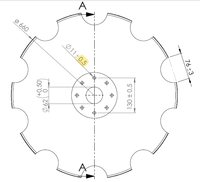 Диски 660 для бороны АГ, АГД, ДАН- АМА Италия - <ro>Изображение</ro><ru>Изображение</ru> #2, <ru>Объявление</ru> #1663987