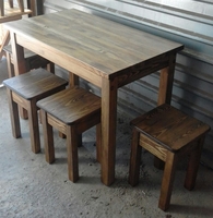 Стол и табурет с натурального дерева. - <ro>Изображение</ro><ru>Изображение</ru> #1, <ru>Объявление</ru> #1686294