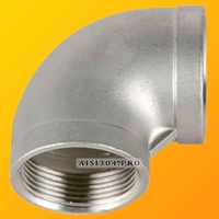 Отвод нержавеющий с внутренней резьбой Ду 15 (1/2) AISI 304 - <ro>Изображение</ro><ru>Изображение</ru> #1, <ru>Объявление</ru> #1714389