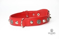 Продам ошейники 4-слойные кожаные 30 мм с украшением  - <ro>Изображение</ro><ru>Изображение</ru> #2, <ru>Объявление</ru> #1716414