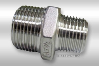 Ниппель нepжавеющий переходной 15х8 AISI 304  - <ro>Изображение</ro><ru>Изображение</ru> #1, <ru>Объявление</ru> #1727888