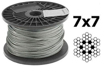 Трос нержавіючий А2 7х7 5 мм - <ro>Изображение</ro><ru>Изображение</ru> #3, <ru>Объявление</ru> #1730241