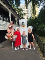 Білий Вітальний Ведмедик Київ та Київська область 800 грн + дорога.							 - <ro>Изображение</ro><ru>Изображение</ru> #1, <ru>Объявление</ru> #1739082