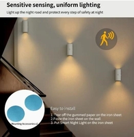 Два акумуляторних LED-нічникі з датчиком руху, магнітним кріпленням  - <ro>Изображение</ro><ru>Изображение</ru> #5, <ru>Объявление</ru> #1745448