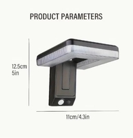 Набір з двох сонячних LED ліхтарів з датчиком руху, 3 режими освітлення - <ro>Изображение</ro><ru>Изображение</ru> #9, <ru>Объявление</ru> #1751565